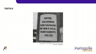 ENEM 2020  ESTUDOS DO TEXTO  Considerandose a função que os cartazes colados em postes [upl. by Darci]