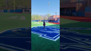 Skyy Jordan Kicks off University of Memphis Tigers Baseball with the National Anthem Feb 2024 [upl. by Avrom874]