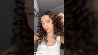 Mandal ile saç dalgası mı 😱 hairstyle hairstyle hairvideo [upl. by Woolson]