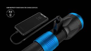 DIEHARD RECHARGEABLE FLASHLIGHT  POWER BANK 416358 [upl. by Azarria211]