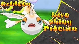 Live Shiny Goldeen at 9 Fishing Chain  Pokemon Y [upl. by Melise21]