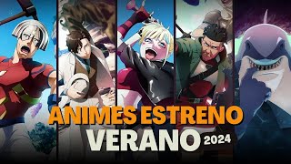 🔥 LOS ESTRENOS ANIME MÁS ESPERADOS DEL VERANO 2024 🌞 [upl. by Ameehs]