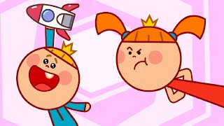 Princess Playtime  The Moon Park  kids cartoon [upl. by Quinlan]