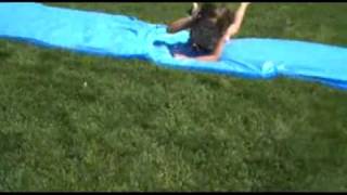 Little Girl Doesnt Slip On Slide Video [upl. by Novonod425]