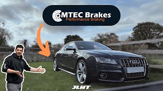 Why Buy Drilled or Grooved Brake Discs Rotas  MTEC Brakes [upl. by Glaab]