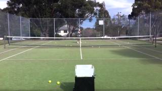 Tennis Tutor Plus  Tennis groundstrokes Part 1 [upl. by Allcot]