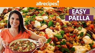 How to Make Easy Spanish Paella  Get Cookin  Allrecipes [upl. by Tonl]