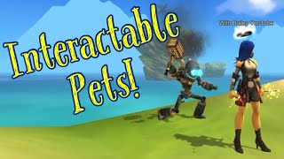 AQ3D Interactable Pets All Pets amp Abilities [upl. by Anelagna555]