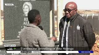 Struggle Icon  Rita Nzangas tombstone unveiled in North West [upl. by Dirrej]