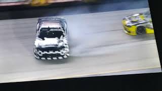 Josh Bilicki Crash Nascar Xfinity Bristol Food City 300 [upl. by Eceirehs]