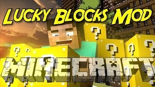 Minecraft GAMBLING with Lucky Block Mod Mod Showcase [upl. by Eelyahs]