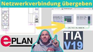 Profinetverbindung von EPLAN nach ➡️ TIA Portal exportieren über AML Schnittstelle So geht´s 🚀 [upl. by Jariv]