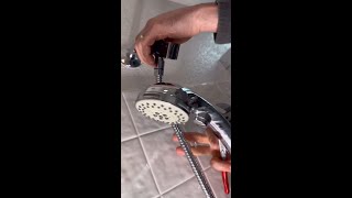 Fixing Leaky Shower Head amp Replacing Cartridge in Minutes [upl. by Alyahsat]