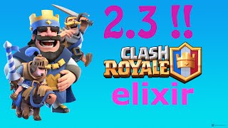 Clash Royale Epic Gameplay 23 Elixir  low elixir deck [upl. by Leinaj]