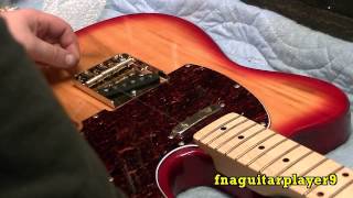 Assembling a Tele Style Electric Guitar [upl. by Butterfield]