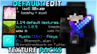 The BEST Default Edit Texture Packs For Hypixel BEDWARS 189 FPS BOOST [upl. by Enovahs425]