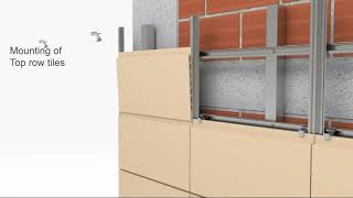 Wienerberger Aspect Clay Ventilated Façade Installation [upl. by Delmor538]