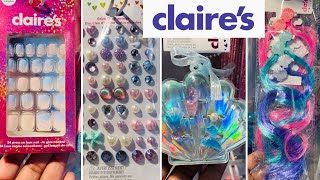 Claire’s Mew In  Shopping with Me  Nails 💅 Kids Hair Accessories  Jewellery  April 2024 [upl. by Atina]