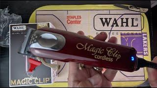 WAHL MAGIC CLIP CORDLESS UNBOXING [upl. by Laehcor]