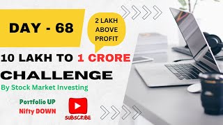 Day68  10 Lakh to 1Crore Challenge  Value Investing [upl. by Aiasi]