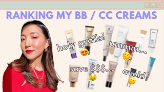 Ranking My Full BBCC Cream Collection  Holy Grails to Fails  glowwithava [upl. by Anahpets]