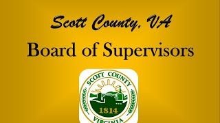 Scott County VA Board of Supervisors Meeting  October 2024 [upl. by Fiden]