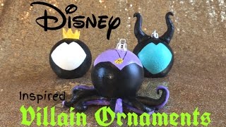 DIY Disney Christmas Ornaments  Revamp Your Dollar Tree Ornaments [upl. by Wixted]