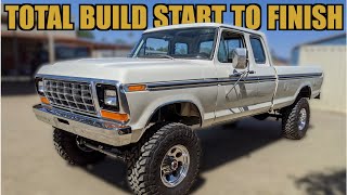 1979 F350 Supercab RestoMod Start to Finish [upl. by Eenahc]