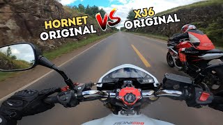 ✨ HORNET ORIGINAL Vs XJ6F  ACELERADA COM HORNET REMAP 🏍💨 [upl. by Kondon]