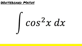 Integral of cos2 x [upl. by Roye773]