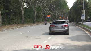 MERCEDES AMG A45S W177 AKRAPOVIC EXHAUST  CATBACK SYSTEM SOUND [upl. by Scribner608]