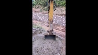 Construction process of excavator water conservancy project [upl. by Terrell309]