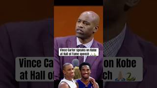 Vince Carter speaks on Kobe 😢 kobe vincecarter mambamentality [upl. by Geminian]