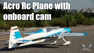 Aerobatic RC Plane with Onboard Cam FMS Blue Edge 540 1320mm [upl. by Paloma898]