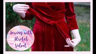 Top Tips and Recent Makes Sewing With Stretch Velvet [upl. by Amrak]