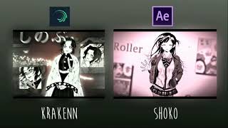 My Alight Motion VS After Effects  Remake ShokoAMV [upl. by Asennav]