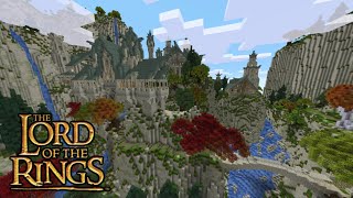 Minecraft ASMR  Lets Explore Rivendell 🧝  w eartoear fun facts  Minecraft Middle Earth [upl. by Eat400]