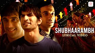 Shubhaarambh  Lyrical Video  Navratri Song  Sushant Singh Rajput Rajkummar R Amit S  Amit T [upl. by Esiuole731]