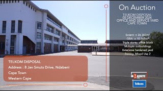 TELKOM PORTFOLIO Office and Service Yard Ndabeni Cape Town Western Cape On Auction 5 December 2024 [upl. by Darlleen950]