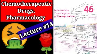 Chemotherapeutic drugs pharmacology lecture14 chapter 46 Sulfonamides chemotherapy lecture [upl. by Rekrap485]