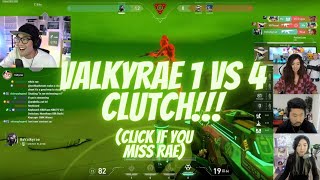 Valkyrae 1 vs 4 Clutches with Viper I Ryan Higa is Crazy with Neon click if you miss raes stream [upl. by Millhon]