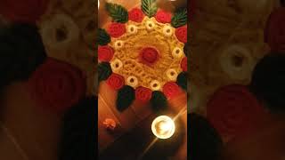 Diwali celebration 🪔✨ rangoli artbrightening diwalispecial diwalidecoration [upl. by Marcelle]