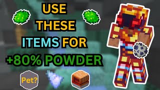 How To Grind Mithril Powder After Mining Update v4  Hypixel Skyblock [upl. by Iramohs]