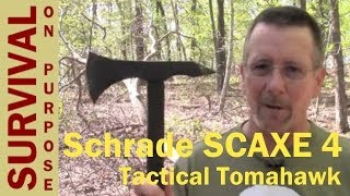 Schrade SCAXE4 Tomahawk Review [upl. by Anaed]