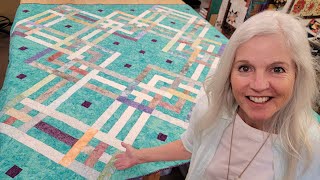 THIS IS SIMPLE FABULOUS quotBAKERS LATTICEquot QUILT [upl. by Rabbaj]