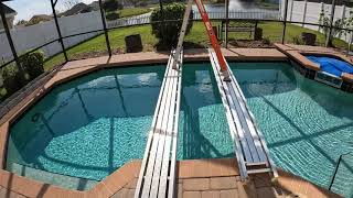 Florida Pool Screen Roof Replacement  Feb 2023 [upl. by Lane]