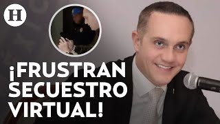 Policías y Adrián Ruvalcaba frustra secuestro virtual en Cuajimalpa así fue el impactante momento [upl. by Esinek]