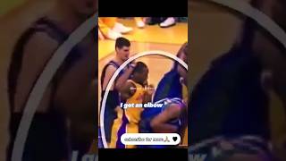 Kobe Bryant elbows Tracy McGrady shorts [upl. by Mattie648]