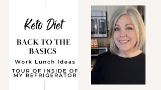 Keto Work Lunch Ideas  Peek Inside My Refrigerator January 17 Basics of Keto Day 17 What I Eat [upl. by Ayifas396]