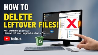 How to Manually Delete Files After Uninstalling Software  Remove Leftover Program Files Like a Pro [upl. by Gulick602]